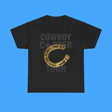 Cowboy Carter Tour Gold Chardonneigh front shirt