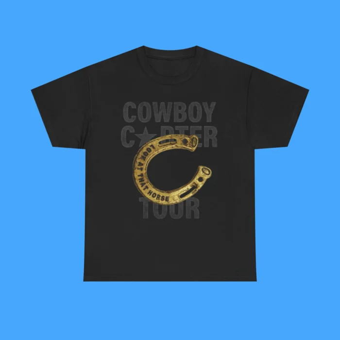 Cowboy Carter Tour Gold Chardonneigh front shirt